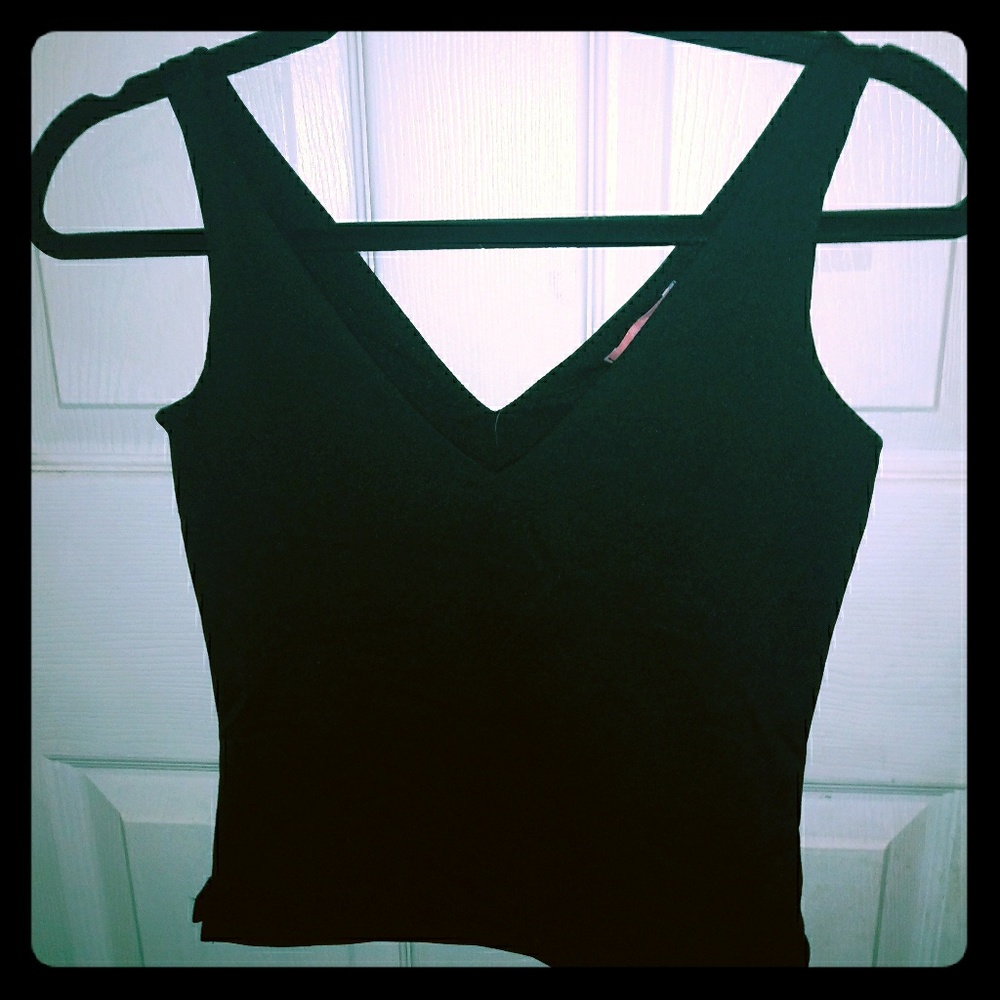 Black tank top